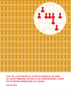 état de la situation et étude de modèles de soins de santé primaires