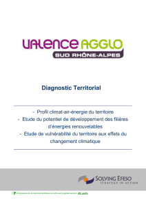 Diagnostic Territorial - Observatoire des PCET