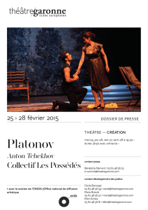 Platonov - théâtre Garonne