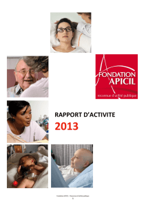 rapport d`activité 2013