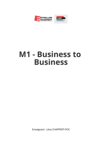 M1 - Business to Business