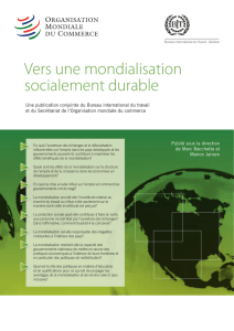 Vers une mondialisation socialement durable