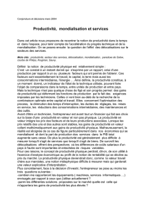 La d&eacute;finition du concept de productivit&eacute; physique est