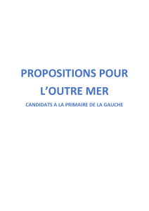 synthèse des propositions outre-mer des candidats à la