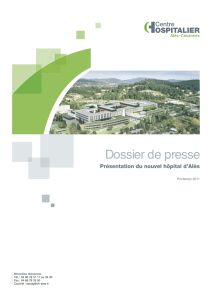 Dossier de presse - Centre Hospitalier Alès