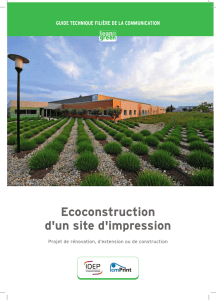 Ecoconstruction d`un site d`impression