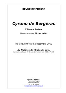 Revue de presse Cyrano de Bergerac
