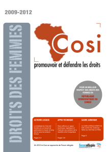 Brochure VFF Cosi 7.3.2012 - Cosi Promouvoir et défendre les droits