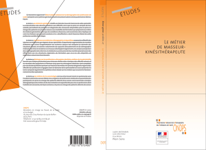 Le métier de masseur-kinésithérapeute