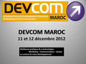 devcom maroc - MLG Consulting