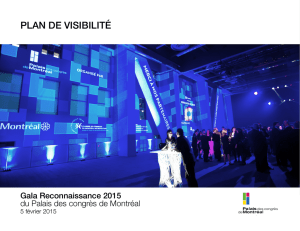 plan de visibilité - Palais des congrès de Montréal