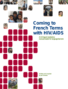 Coming to French Terms with HIV/AIDS