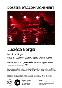 Lucrèce Borgia - Espace Malraux