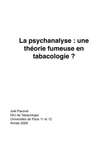 une théorie fumeuse en tabacologie