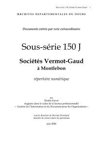 150 J Vermot-Gaud - Archives départementales du Doubs
