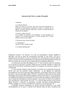 Léonard de Vinci, mode d`emploi