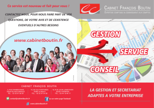 GESTION SERVICE CONSEIL - Cabinet Follet