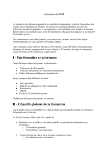 La formation des IADE - Société Française des Infirmier(e)s
