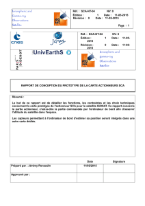 Rapport de conception du prototype de la cartion