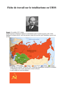 fiche staline regime totalitaire