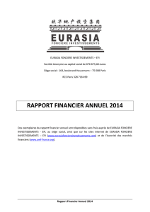 Rapport Financier Annuel