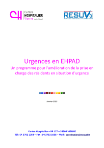 Urgences en EHPAD