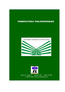 publication n°011 - Perspectives Philosophiques
