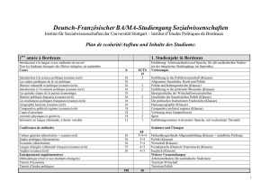 Deutsch-Franz&ouml;sischer BA/MA-Studiengang Sozialwissenschaften