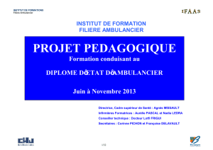 projet pedagogique - BIENVENUE à l`IFAAS de JOIGNY