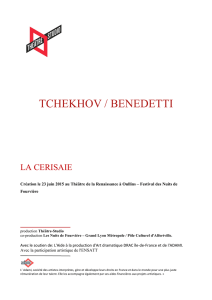 tchekhov / benedetti - Le Théâtre