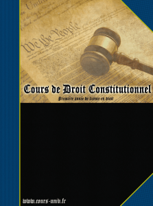 Cours de droit constitutionnel - Cours-univ