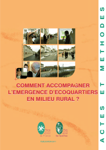 Comment accompagner l`émergence d`écoquartiers en milieu rural