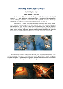 Workshop de chirurgie hépatique