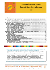 Répartition des richesses