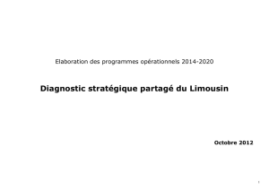 Diagnostic stratégique partagé du Limousin