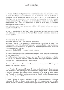 Audit énergétique détaillé - Copropriéte Verriéres Joli Mai