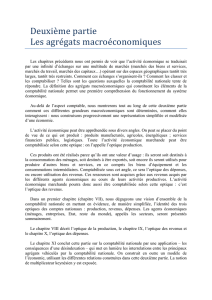 Deuxi&egrave;me partie Les agr&eacute;gats macro&eacute;conomiques