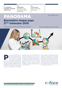 Baromètre risque pays 3ème trimestre 2015