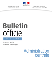 Version intégrale du Bulletin officiel de l