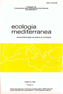 1 - Ecologia Mediterranea