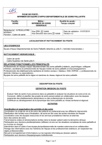 Page 1 sur 5 RELATIONS FONCTIONNELLES PRINCIPALES