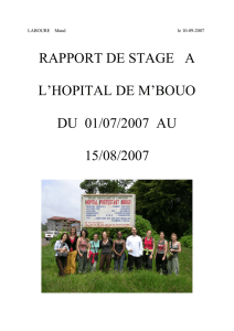 Rapport stage Maud LABOURE