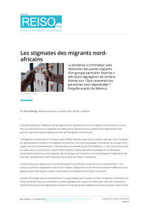 Les stigmates des migrants nord- africains