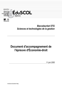 Document d`accompagnement pour l`épreuve du baccalauréat STG