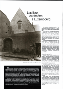 Les lieux de théâtre à Louxembourg