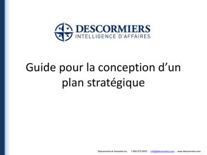 Objectif - Descormiers et associés Inc.