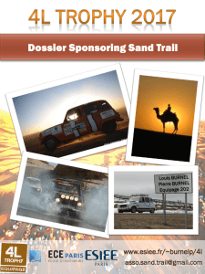 Dossier Sponsoring - FR