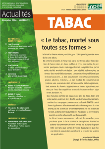 le tabac favorise le cancer du col de l`utérus