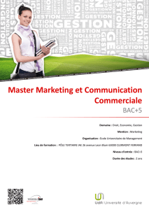 Commerciale Master Marketing Et Communication