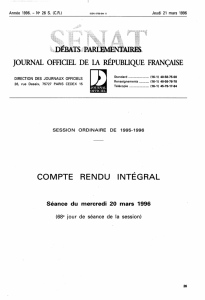 mercredi 20 mars 1996